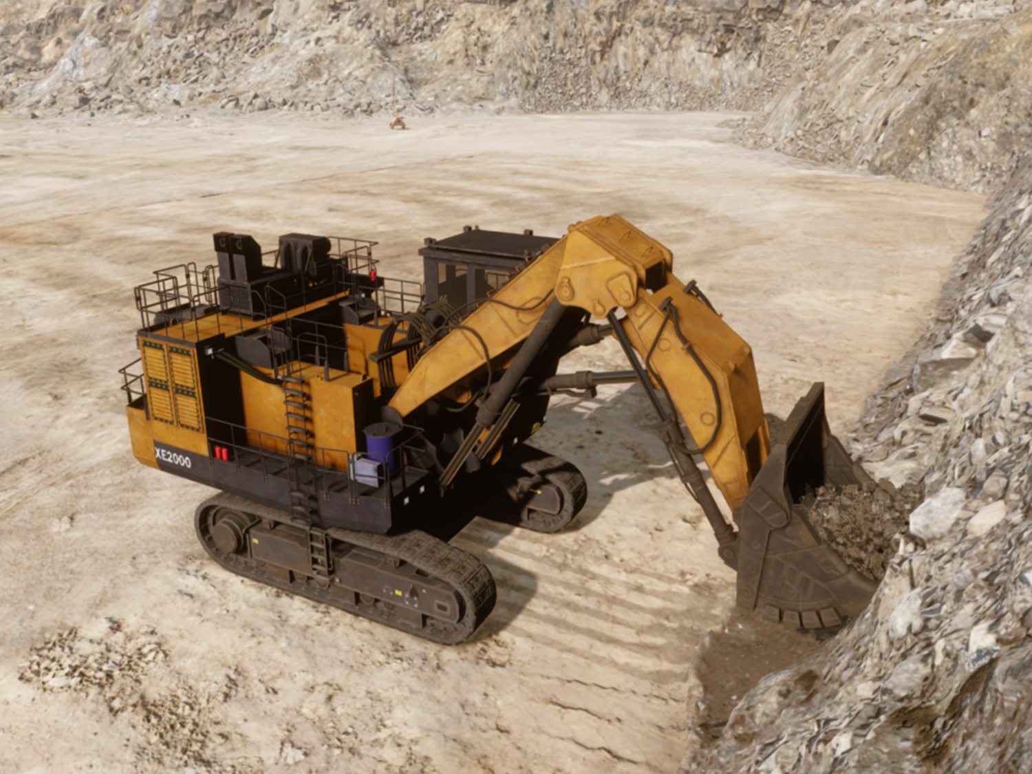 XCMG XE2000 Shovel Loading Training