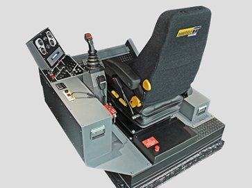 Komatsu PC5500-6 Shovel/Excavator, PC8000-6 Shovel Training Simulator Module (Overhead view)