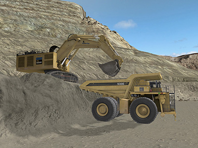 Immersive Technologies Komatsu Pc5500 6 Pc8000 6 Shovel Excavator Training Simulators