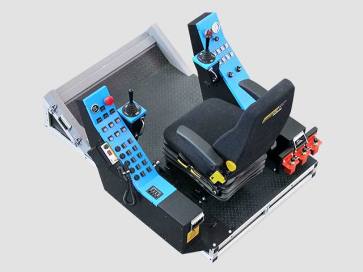 P&H 2800XPA, 4100A Rope Shovel Training Simulator Module (Overhead view)