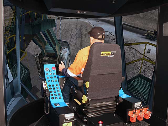 P&H 2800XPA, 4100A Rope Shovel Training Simulator Module on PRO3