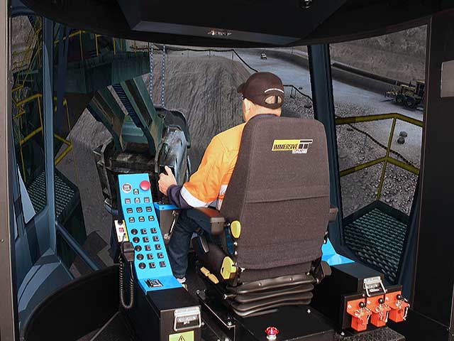 P&H 2800XPA, 4100A Rope Shovel Training Simulator Module on PRO3
