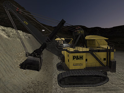 Immersive Technologies P H 4100xpc Ac 4100c Boss Ac Rope Shovel Training Simulators