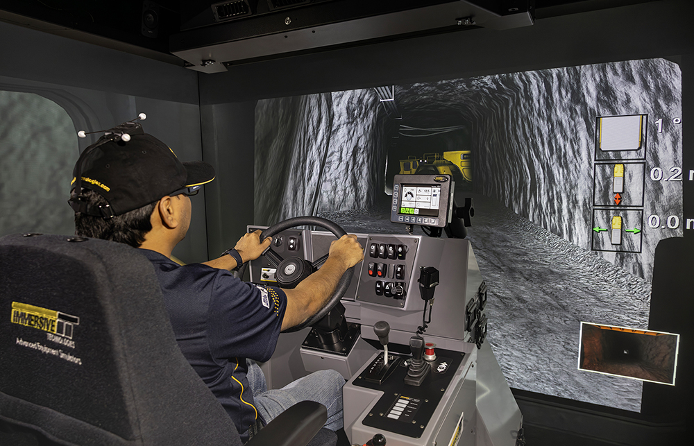 Simulator for Epiroc (Atlas Copco) MT65 S Underground Truck