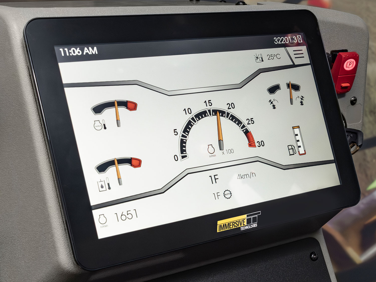 Cat 24 Motor Grader - Machine Monitor