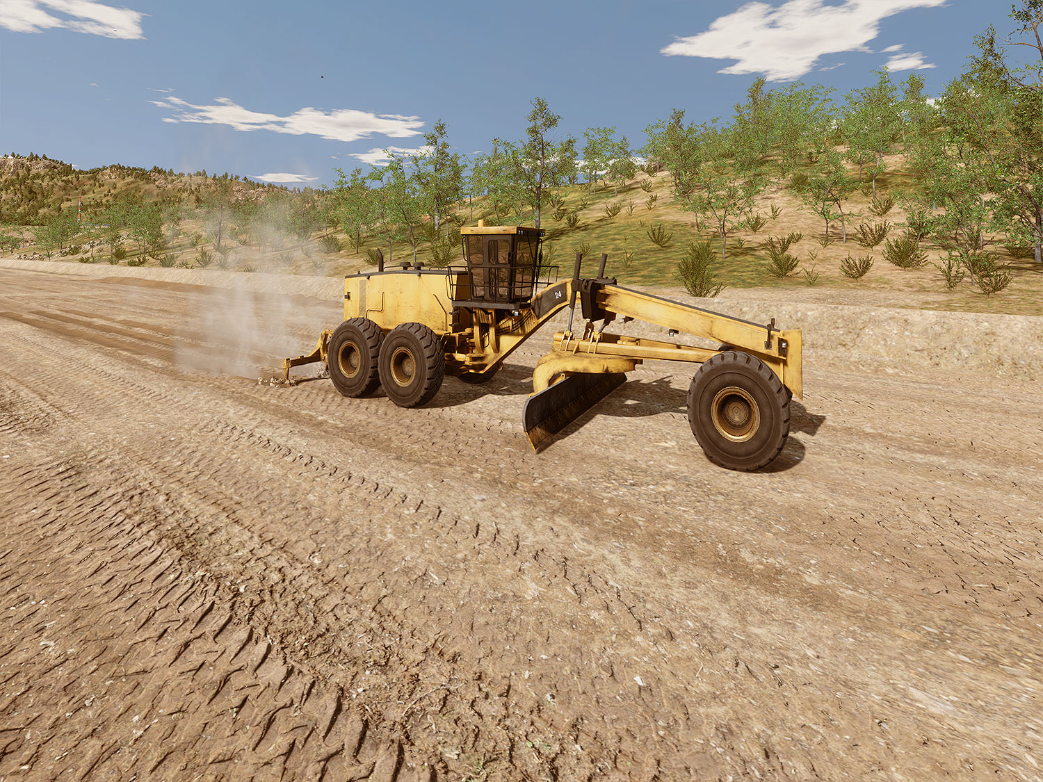 Cat 24 Motor Grader - Ripping Training