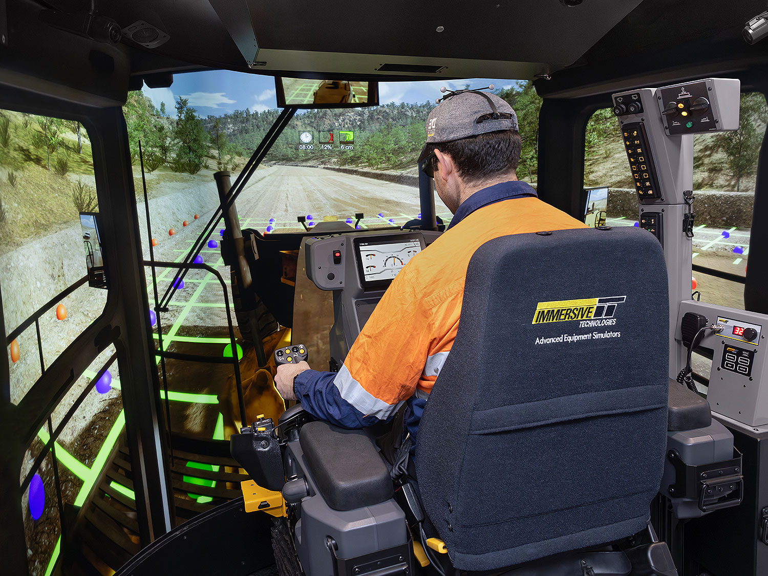 Cat 24 Motor Grader Training Simulator Module on PRO5