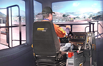 Simulator for Komatsu Haul Truck 860E-1K