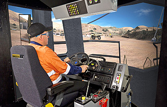 Simulator for Komatsu Haul Truck 930E-4, 830E-AC