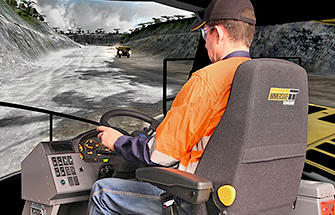 Simulator for Komatsu HD785-7 Haul Truck