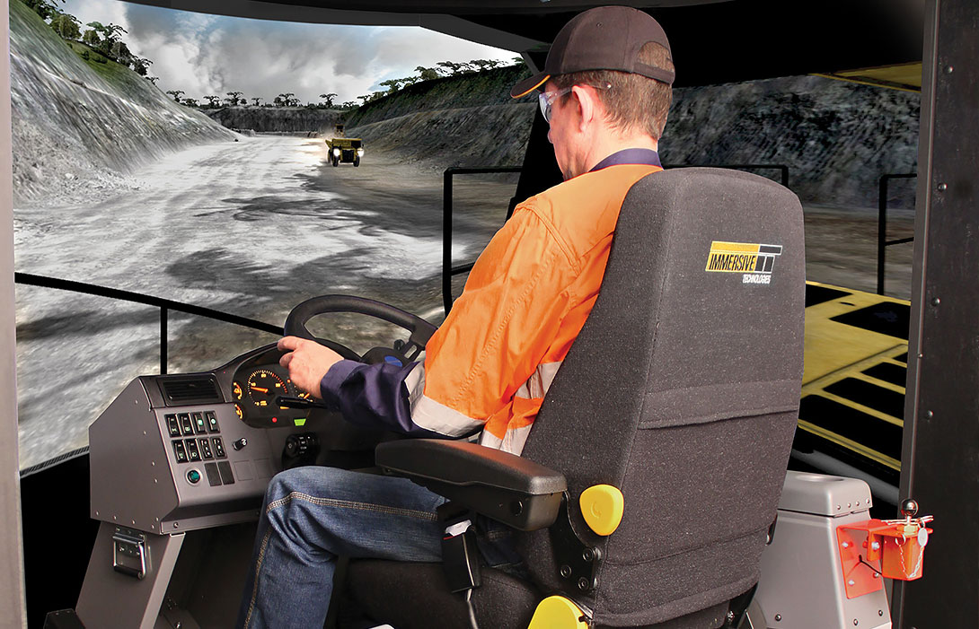 Simulator for Komatsu HD785-7 Haul Truck
