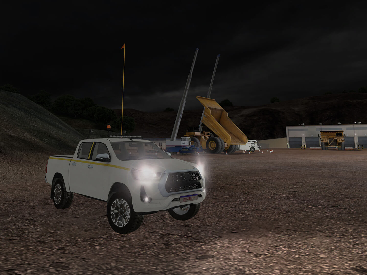 Toyota Hilux Night Driving Training