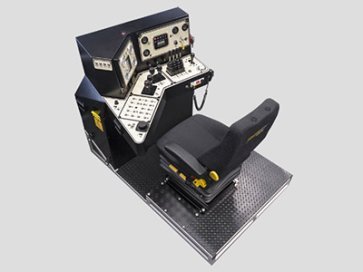 Training Simulator Module for Cat MD6290 Blasthole Drill (Overhead view)