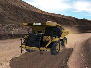 Cat 777F Driving Training