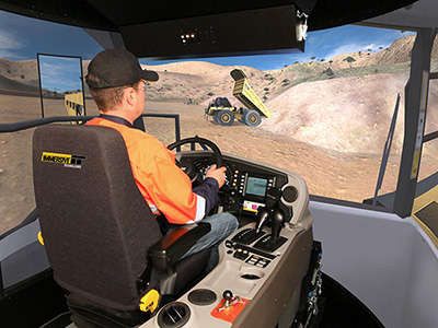 Training Simulator Module for Cat 777F Haul Truck on PRO3