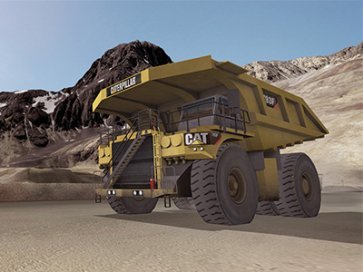 Cat 793F, 797F Haul Trucks on Custom Mine Site