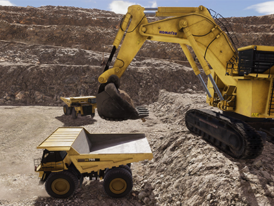 Komatsu HD785-7 Loading Operating Procedures