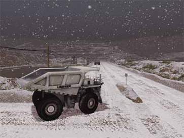 Liebherr T282C Adverse Weather Training (Snow)