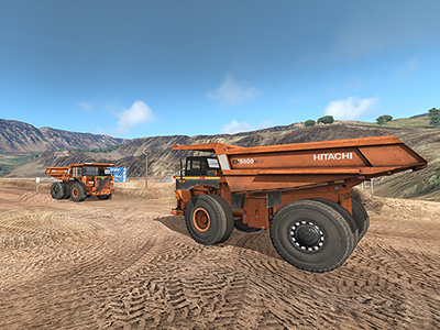 Hitachi EH5000 AC3 Driving Training