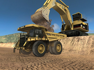 Cat 777G Loading Training