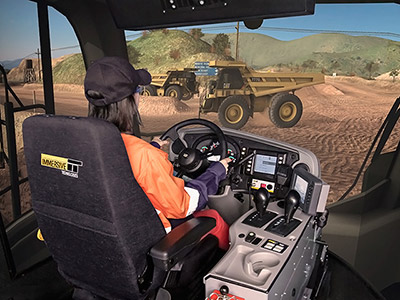 Training Simulator Module for Cat 777G Haul Trucks on PRO3