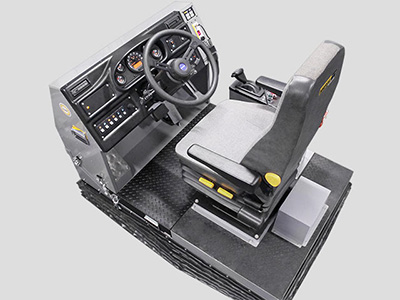 Komatsu 860E-1K Haul Truck Training Simulator Module (Overhead view)