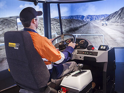 Terex TR100 Haul Truck Training Simulator Module on PRO3