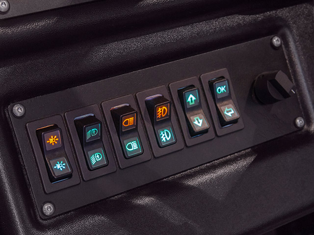 Komatsu 930E-4/980E-4 Front Console Buttons