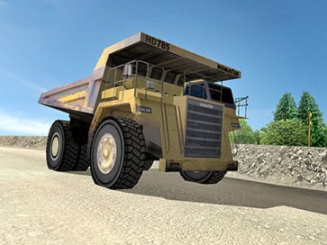 Komatsu HD785-5 Driving Training (shown on Custom Mine Site)