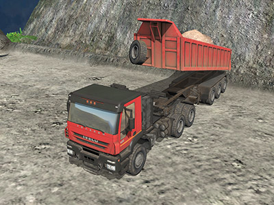 Iveco Trakker AD380T42WH Dumping Training