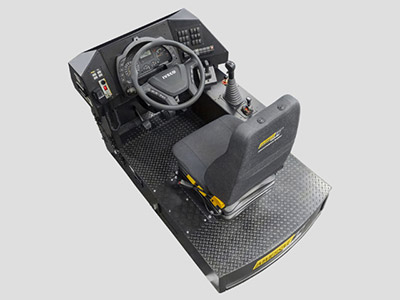 Training Simulator Module for Iveco Trakker AD380T42WH Light Truck (overhead view)