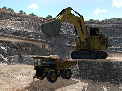 Cat 777E Haul Truck - Loading Training