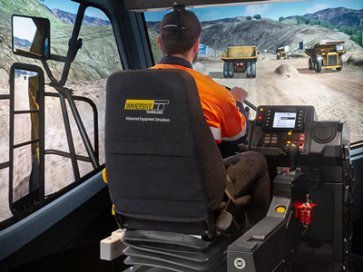 Training Simulator Module for Cat 777E Haul Trucks