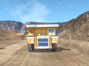 Belaz 75131 Haul Truck - Adverse Weather Training