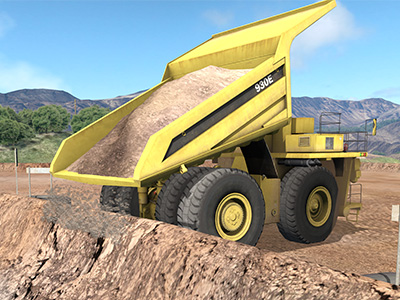 Komatsu 980E-5, 930E-5, 830E-5 Dumping Training