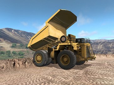 Cat 794 AC Haul Truck - Dumping Training