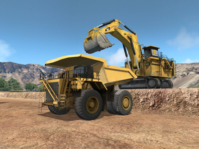 Cat 794 AC Haul Truck - Loading Training