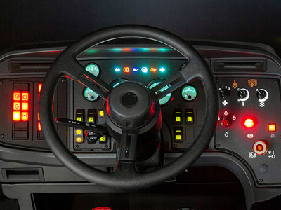 Cat 794 AC Haul Truck - Front controls