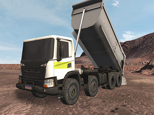 Scania G500 Light Truck Dumping Training