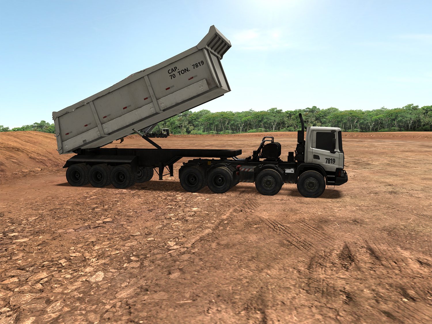 Scania G540 (Articulated) Dumping Training