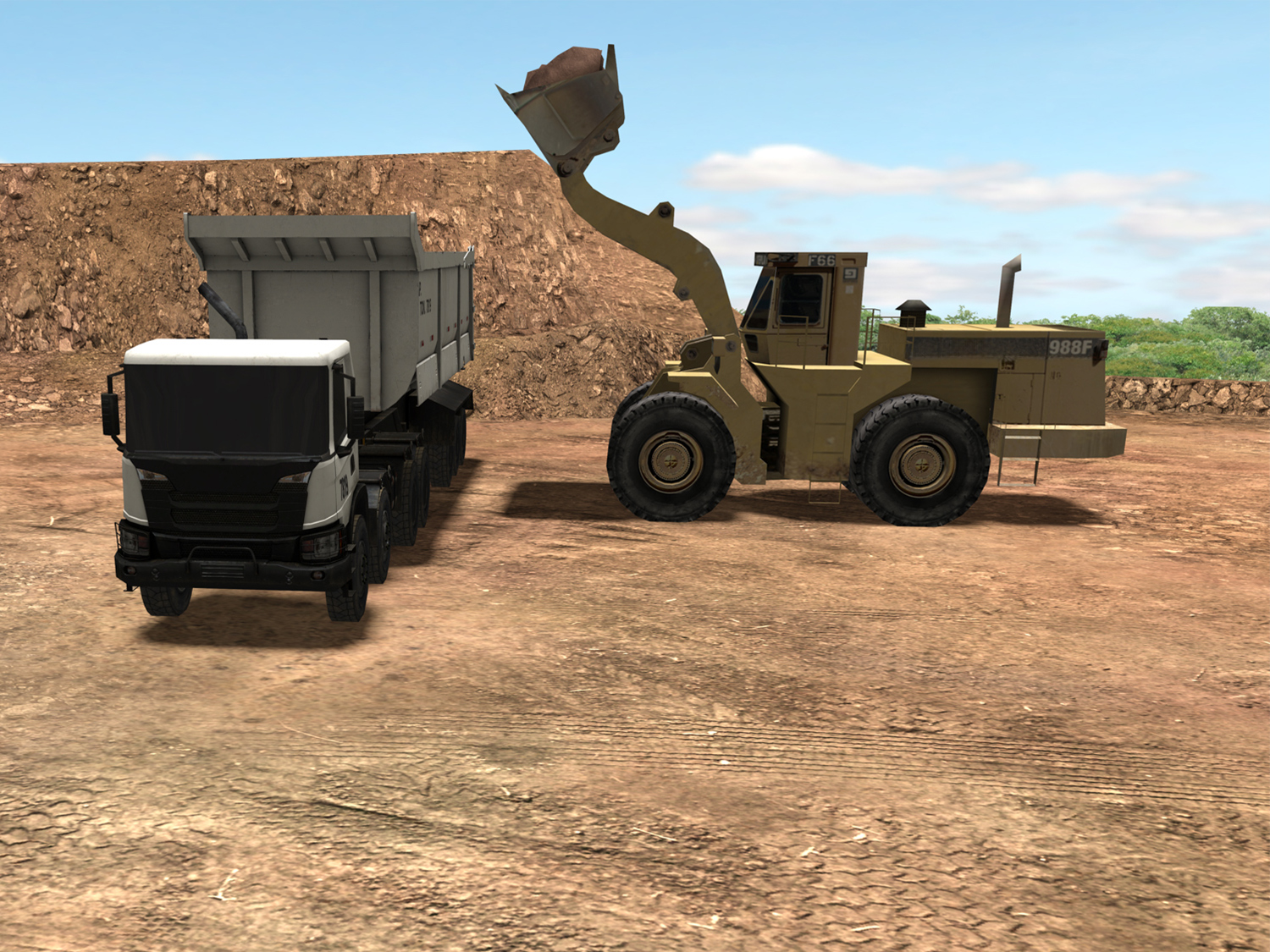 Scania G540 (Articulated) Loading Training