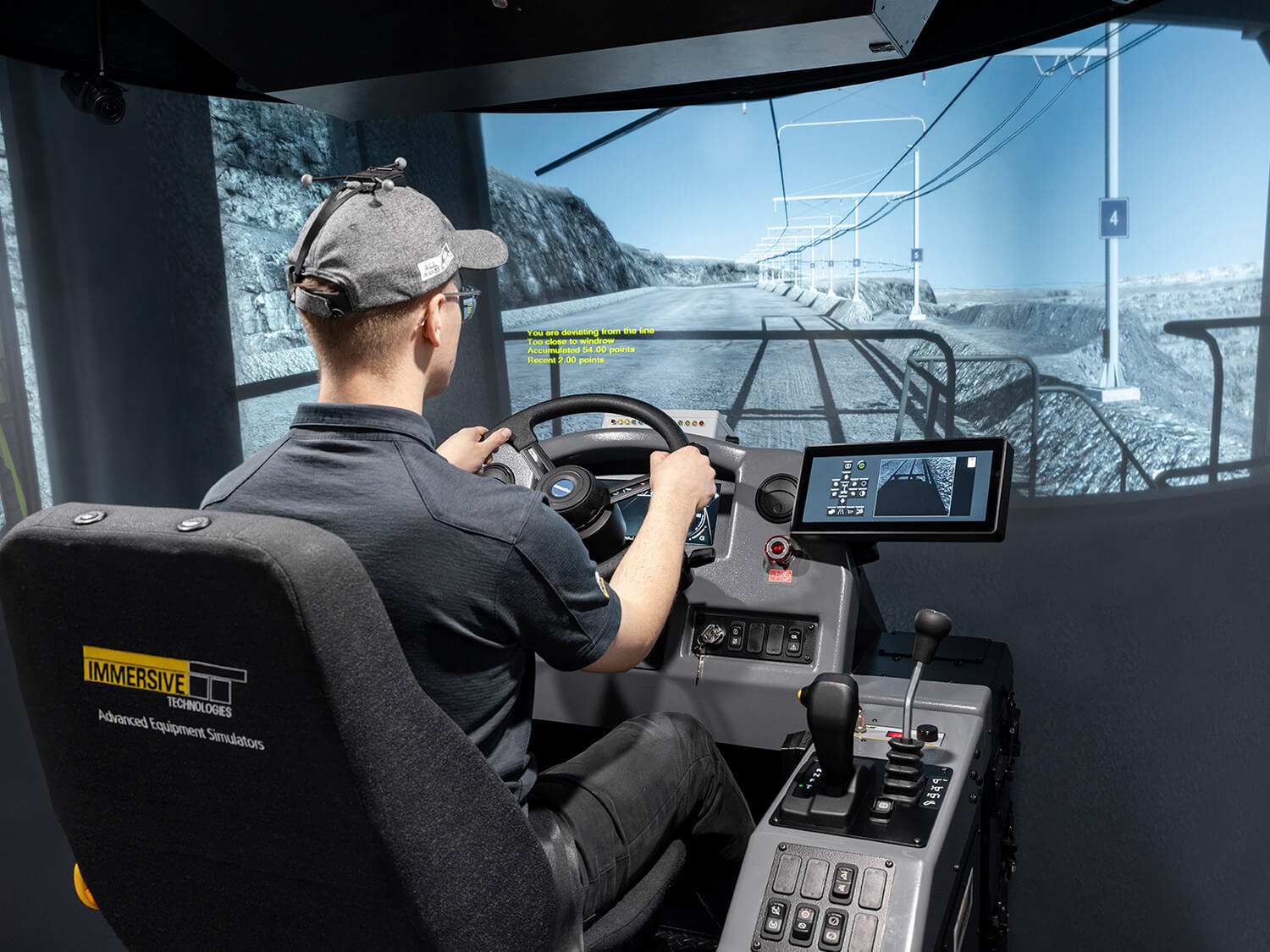 Komatsu 830E-5T Haul Truck (Trolley Assist, with Multifunctional Operator Display) - Training Simulator Module