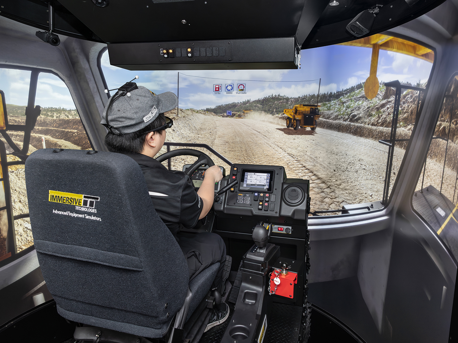 Training Simulator Module for Cat 777E Truck (Next Generation Hoist Control) operator