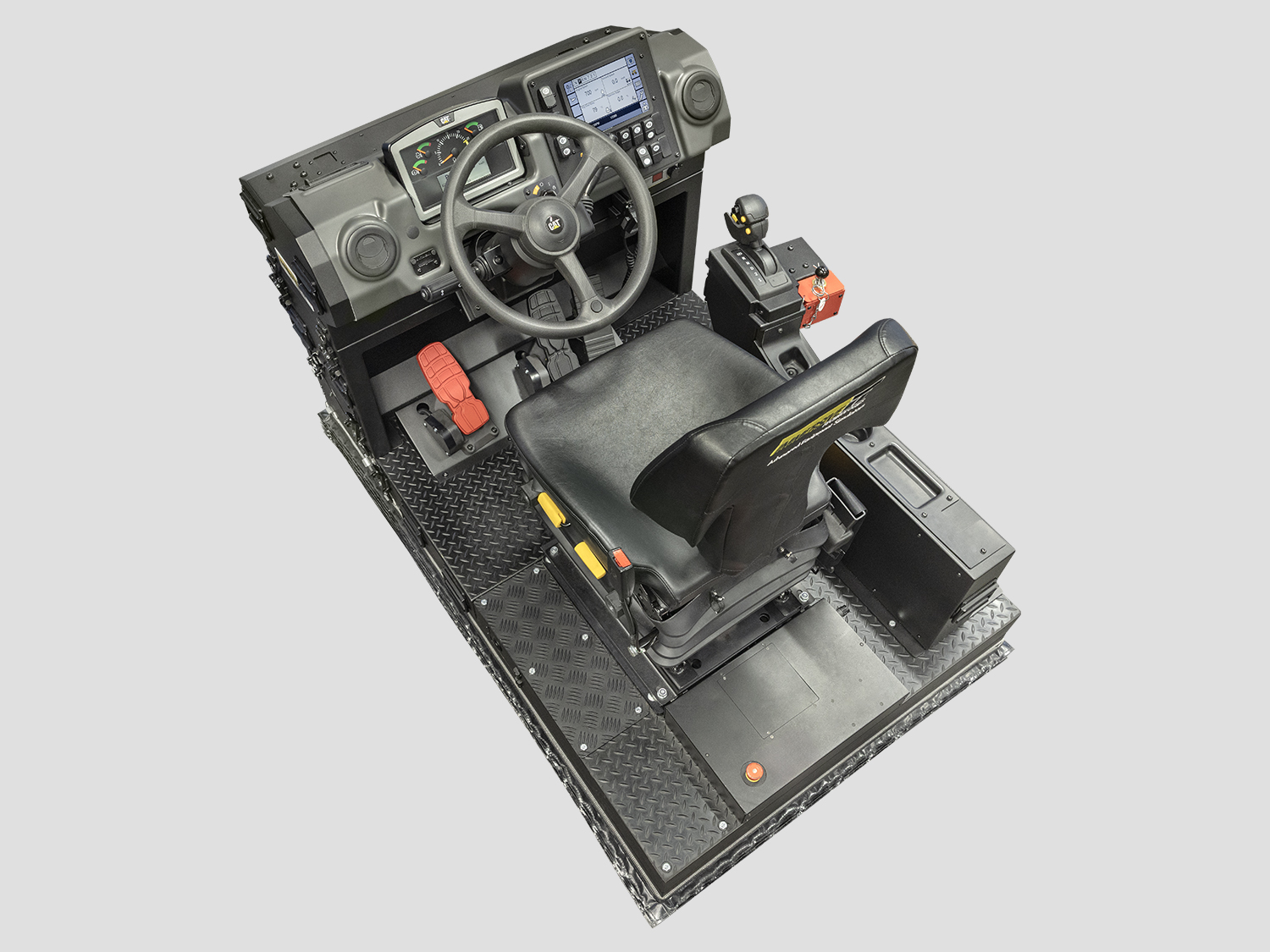 Training Simulator Module for Cat 777E Truck (Next Generation Hoist Control) Overheard view
