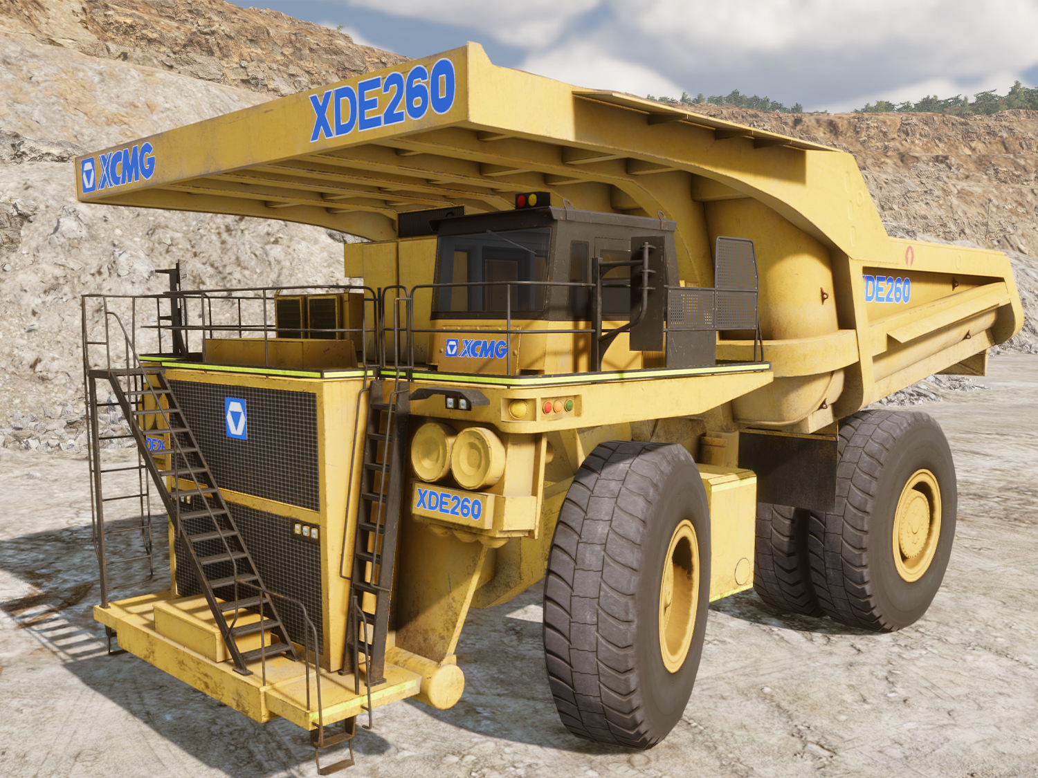 Training Simulator Module for XCMG XDE260 Haul Truck Hero view