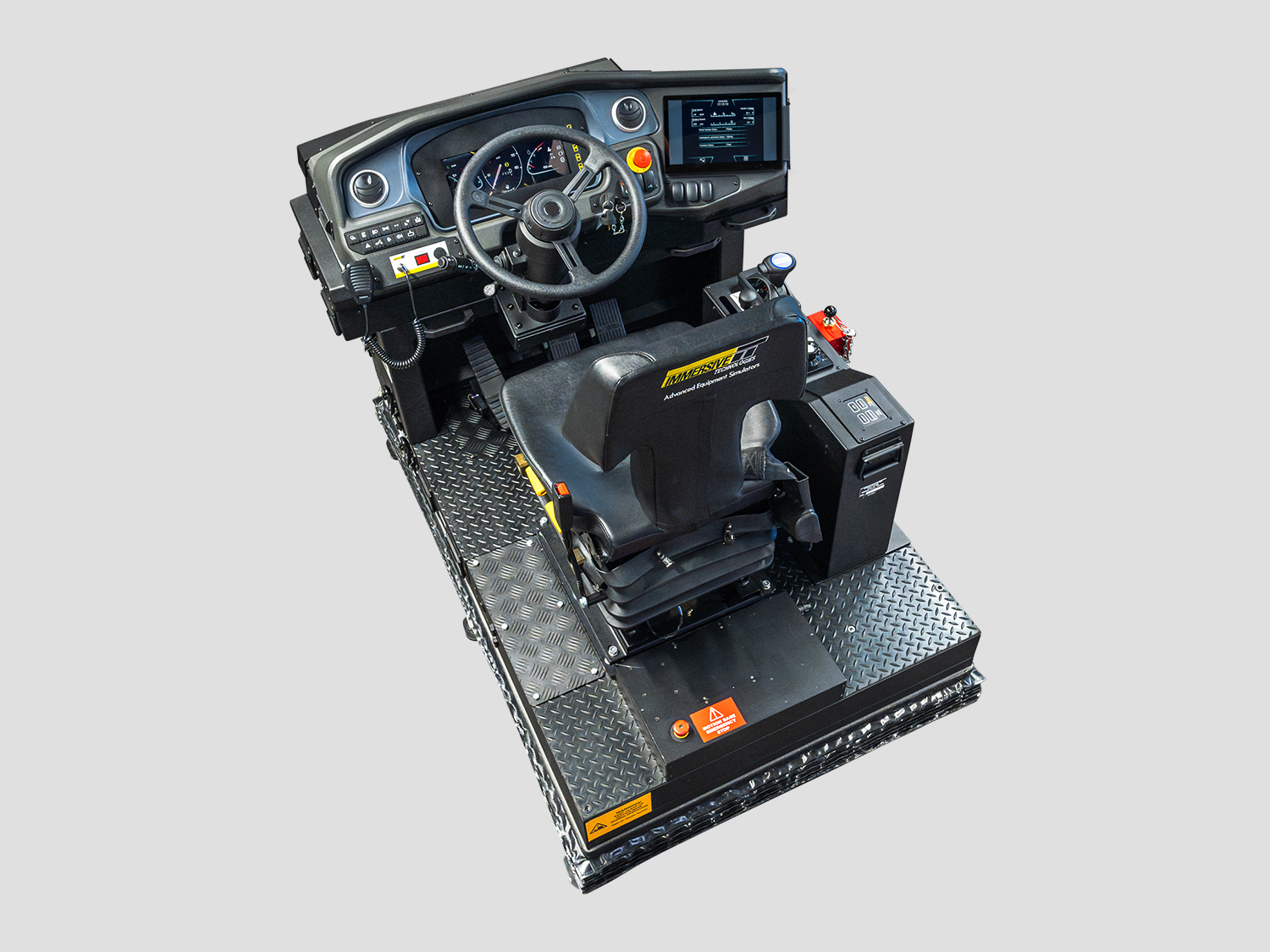 Training Simulator Module for XCMG XDE260 Haul Truck Overheard view