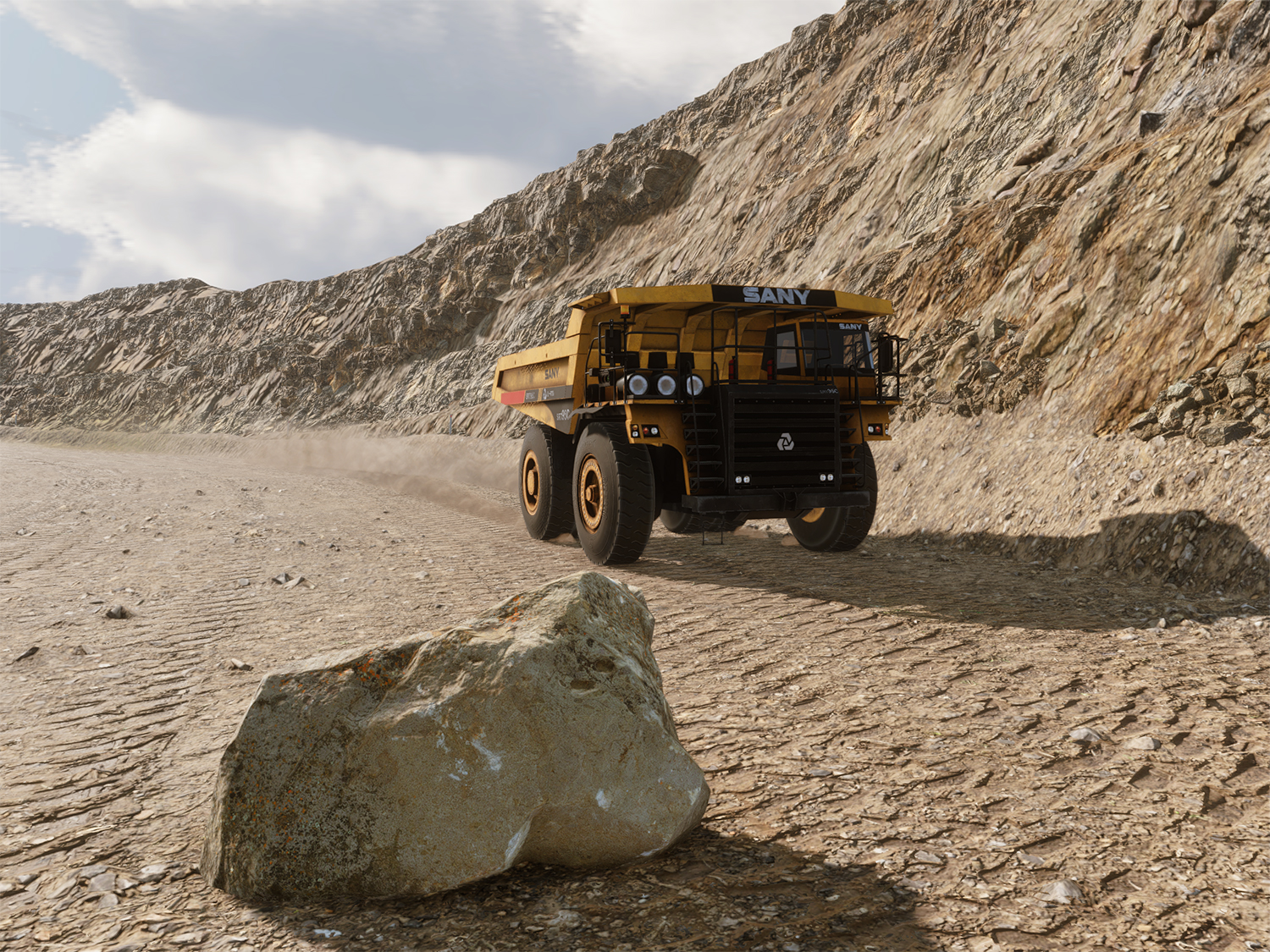 SANY SRT95C Haul Event Training