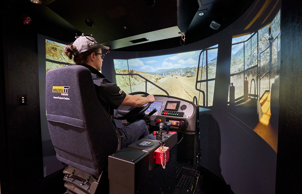 Simulator for SANY SRT95C Haul Truck
