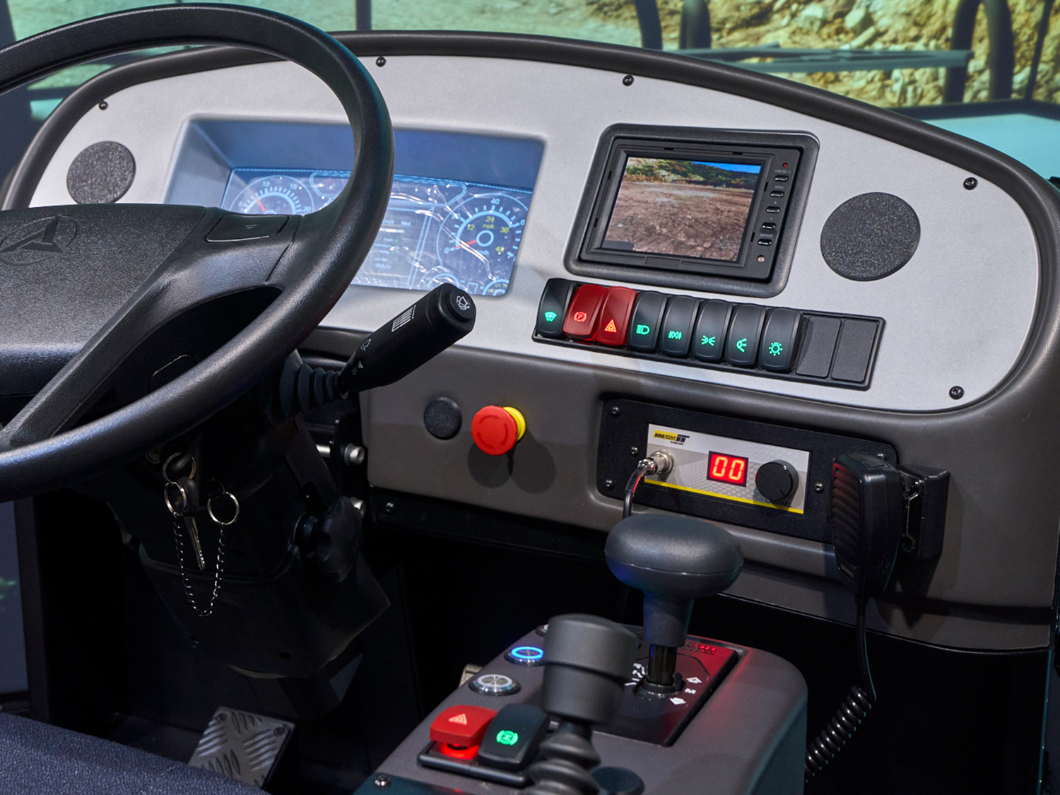 SANY SRT95C Haul Truck - OEM main dash
