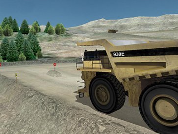 Komatsu 930E Driving Training (Pictured on Custom Mine Site)